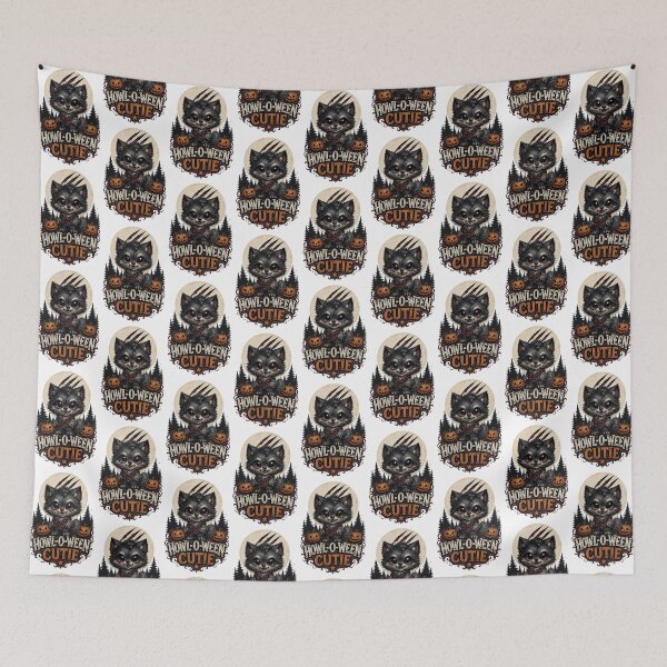 Item preview, Howl-O-Ween Cutie - Cute Werewolf Halloween designed and sold by Kromia.