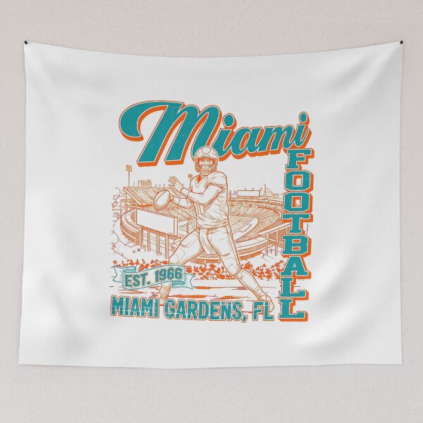 Item preview, Miami Football Vintage Stadium Player Artwork designed and sold by SeanWong90094.