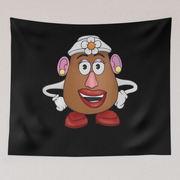 Item preview, Whimsical Spud Face Woman Character designed and sold by yvonnickStore.