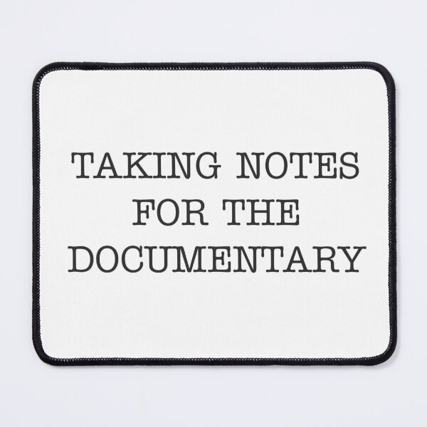 Item preview, Taking notes for the documentary - true crime humor designed and sold by GoMyms.