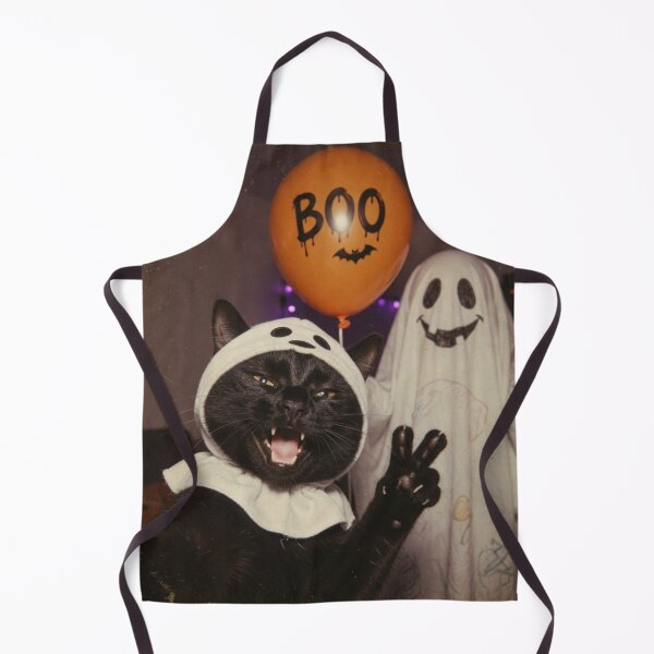 Item preview, Funny Black Cat Ghost Selfie Vintage Polaroid Halloween designed and sold by CF_VintageDesign.