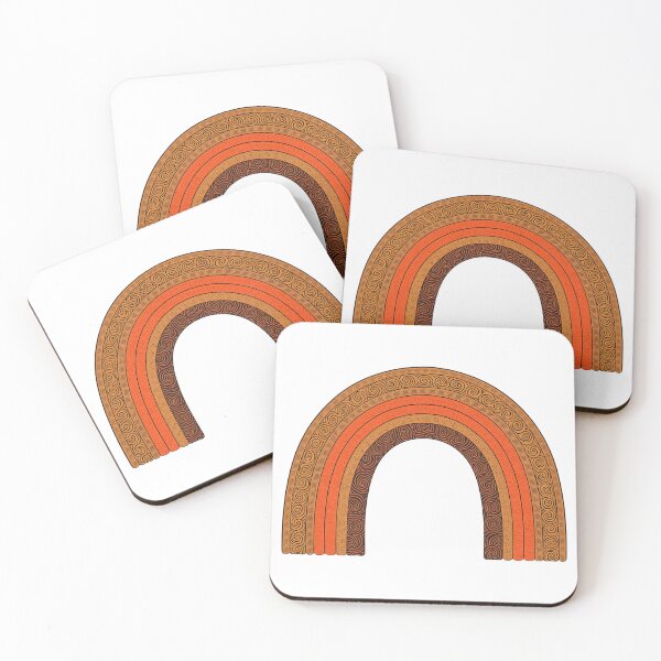 Item preview, Retro Groovy Rainbow Wave Art designed and sold by ameetlumiere.