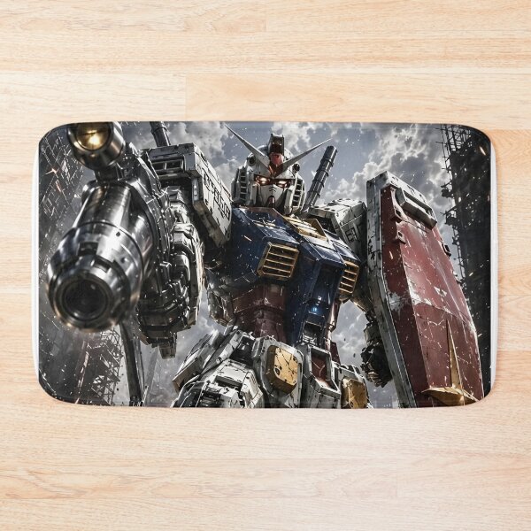 Item preview, RX-78-2 Gundam in Battle – Classic Mobile Suit Giant Robot Anime Mecha designed and sold by Dyan4.