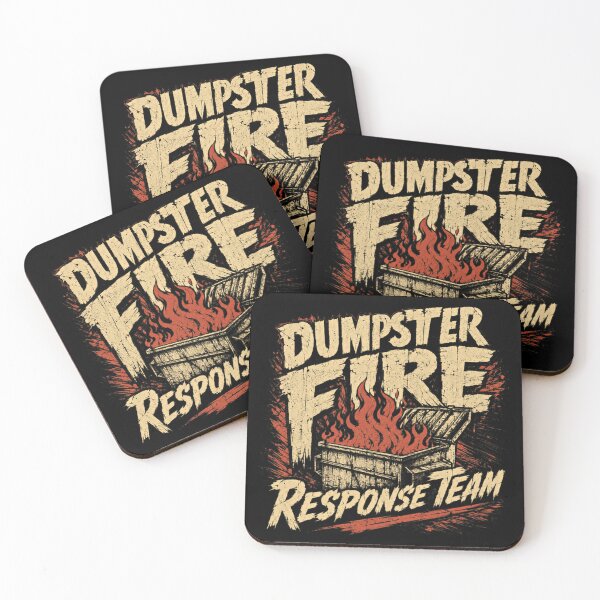 Item preview, Dumpster Fire Response Team Crisis Management Humor Sarcasm designed and sold by RetroMini2026.