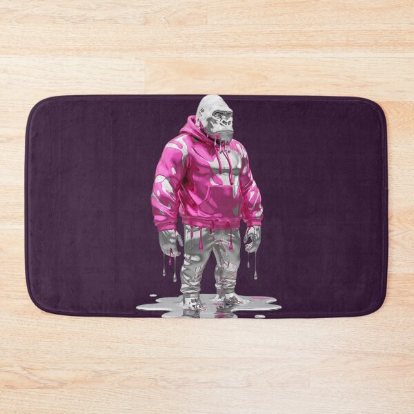 Item preview, Liquid Metallic Chrome Melting Hypebeast Gorilla Hoodie designed and sold by DripCultureLab.