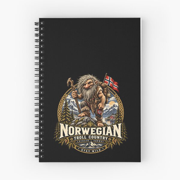 Item preview, Norwegian Troll Country – Lofoten Norway Stay Wild Nordic Folklore Design designed and sold by R3X .