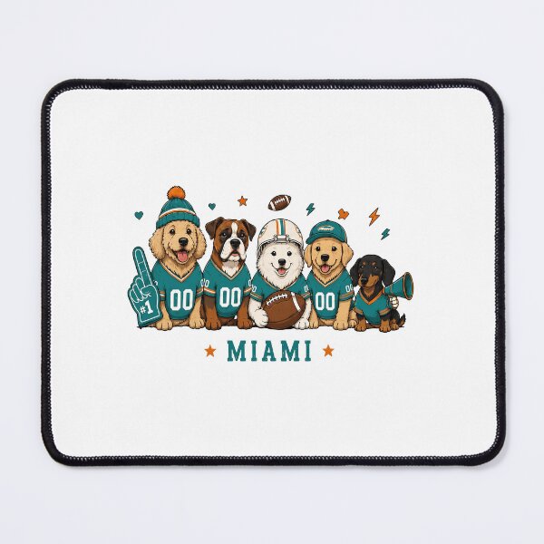 Item preview, Miami Football Dogs Cartoon Team Spirit Design designed and sold by SarahSanc43018.
