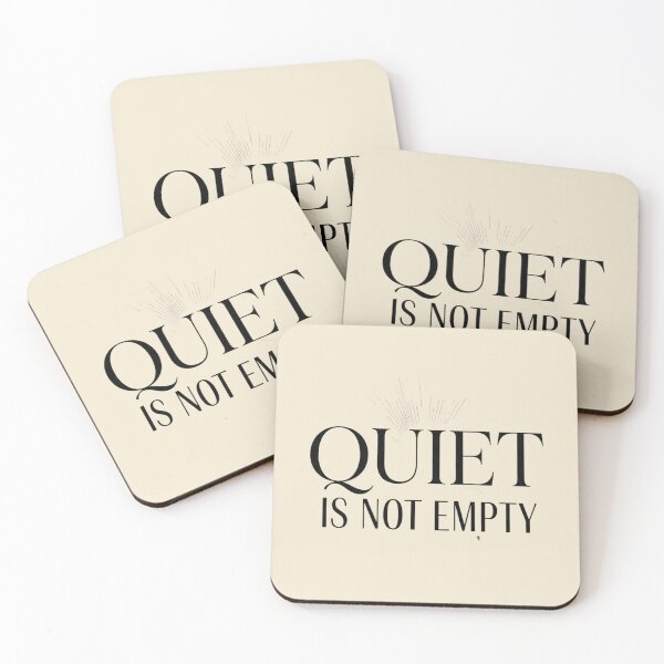 Item preview, Quiet Is Not Empty Introvert Mindset designed and sold by Amr Darwish Graphic designer.