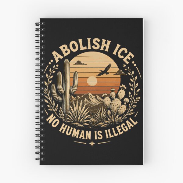 Item preview, Abolish Ice No Human Is Illegal Human Rights Activism Supporter designed and sold by RetroMini2026.