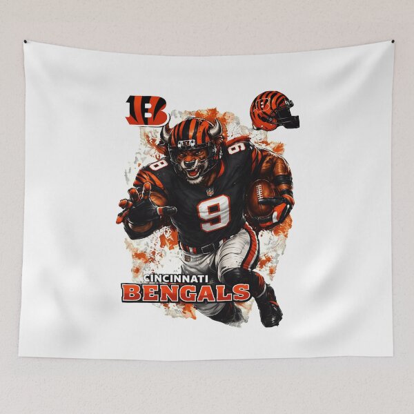 Item preview, Fierce Cincinnati Bengal Tiger Football Warrior Artwork designed and sold by SeanWong90094.