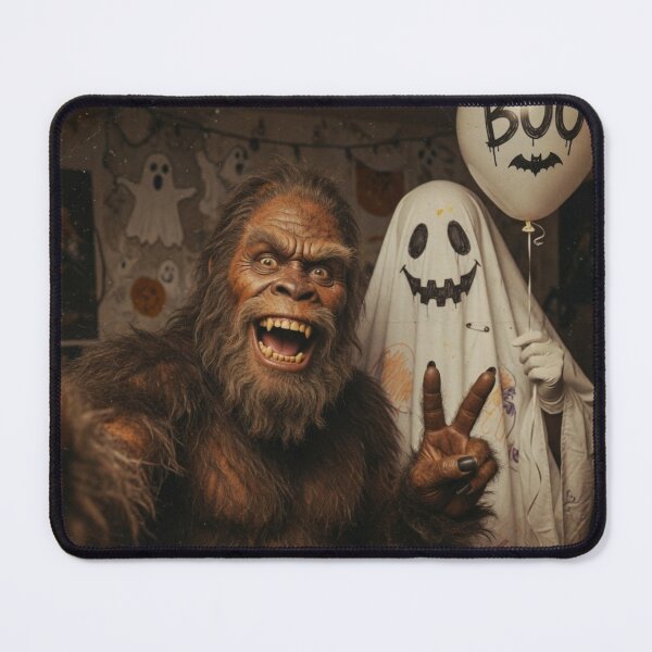 Item preview, Funny Bigfoot Ghost Selfie Vintage Polaroid Halloween designed and sold by CF_VintageDesign.
