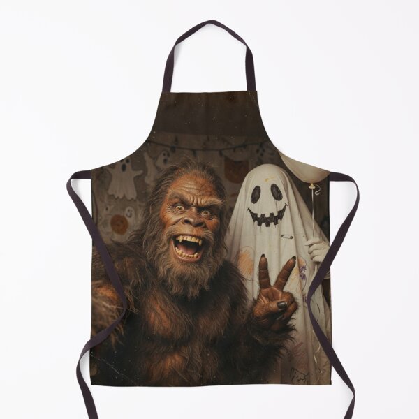 Item preview, Funny Bigfoot Ghost Selfie Vintage Polaroid Halloween designed and sold by CF_VintageDesign.