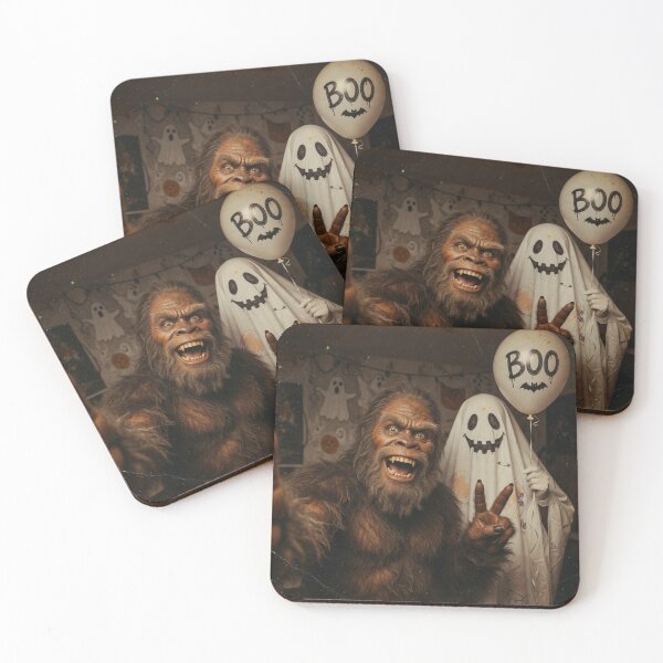 Item preview, Funny Bigfoot Ghost Selfie Vintage Polaroid Halloween designed and sold by CF_VintageDesign.