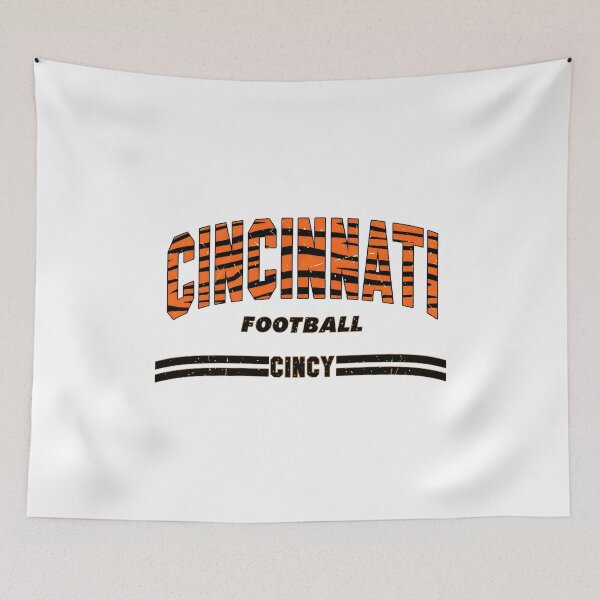 Item preview, Vintage Cincinnati Football Orange Striped Sports Design designed and sold by DerekFiel20978.