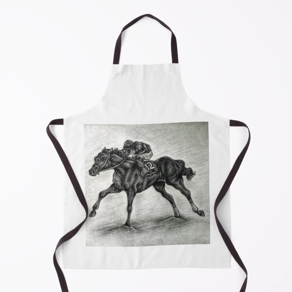 Item preview, Senor Buscador racehorse - with background designed and sold by Carmen Jimenez.