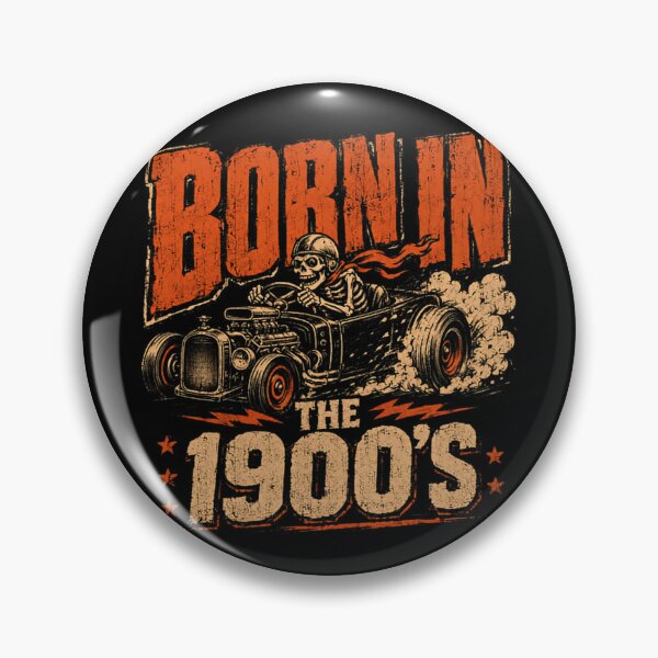 Item preview, Born In The 1900's Hot Rod Vintage Car Enthusiast designed and sold by RetroMini2026.