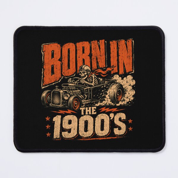Item preview, Born In The 1900's Hot Rod Vintage Car Enthusiast designed and sold by RetroMini2026.