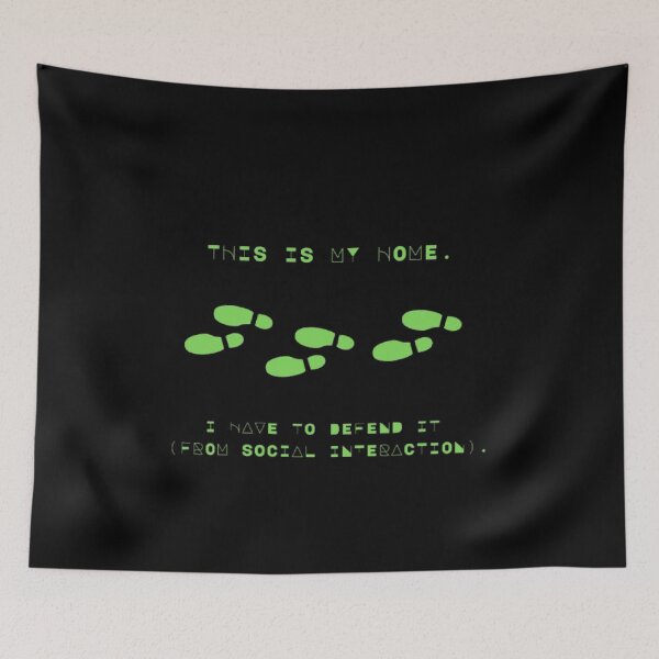 Item preview, This Is My Home Defend From Social Interaction Parody designed and sold by Mircea786.
