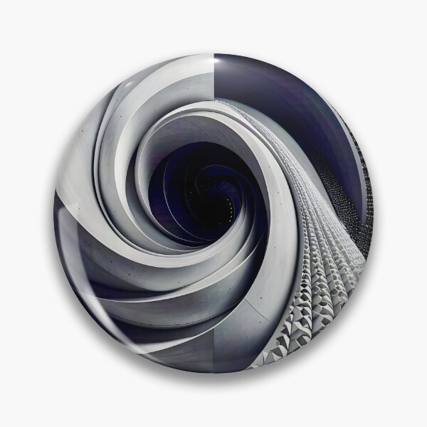 Item preview, Intricate Geometric Abstract Design in Gray Stone designed and sold by Vicky Brago-Mitchell®.