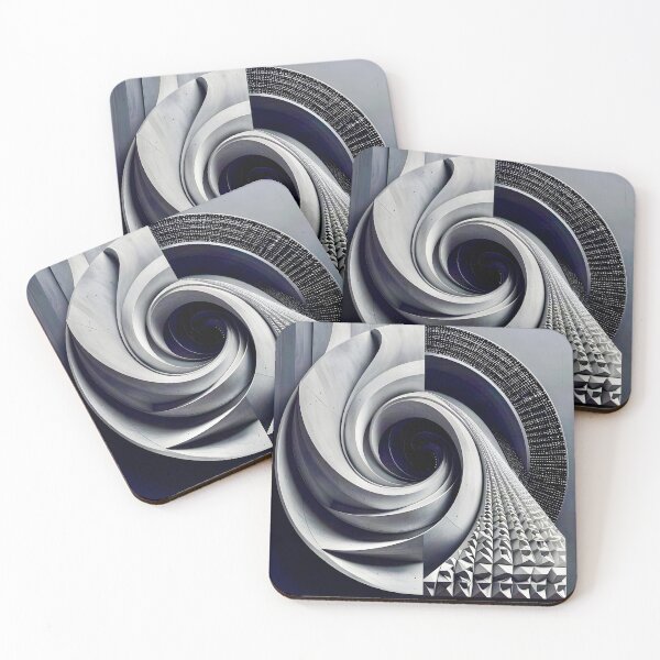Item preview, Intricate Geometric Abstract Design in Gray Stone designed and sold by Vicky Brago-Mitchell®.