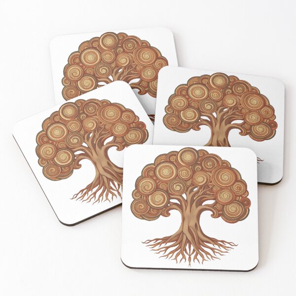 Item preview, Retro Groovy Tree of Life Art designed and sold by ameetlumiere.