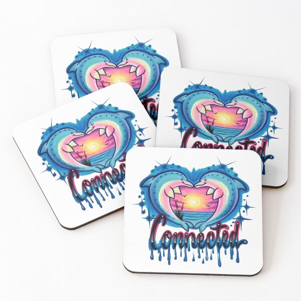 Item preview, Cosmic Coastal Connection Heart Sunset Art designed and sold by JenniferH80146.