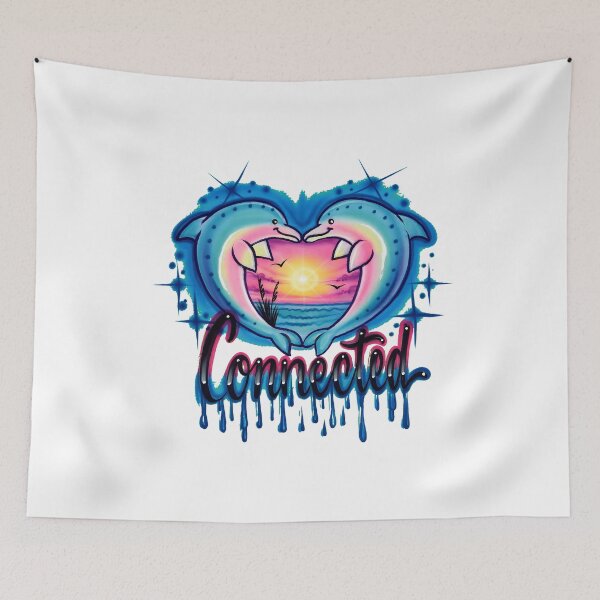 Item preview, Cosmic Coastal Connection Heart Sunset Art designed and sold by JenniferH80146.