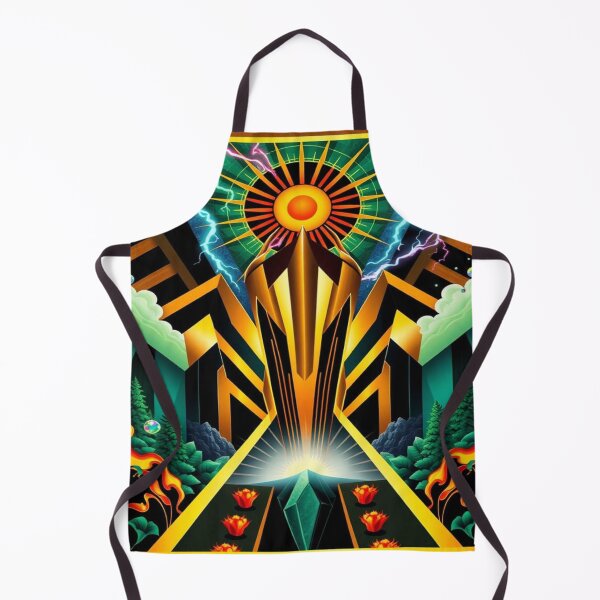 Item preview, ArtDeco monument with cosmic energy glow designed and sold by FotoworldEdel.