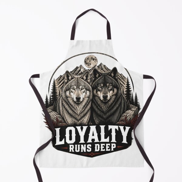 Item preview, Loyalty Runs Deep – Wolf Brotherhood Design designed and sold by Brain shot.
