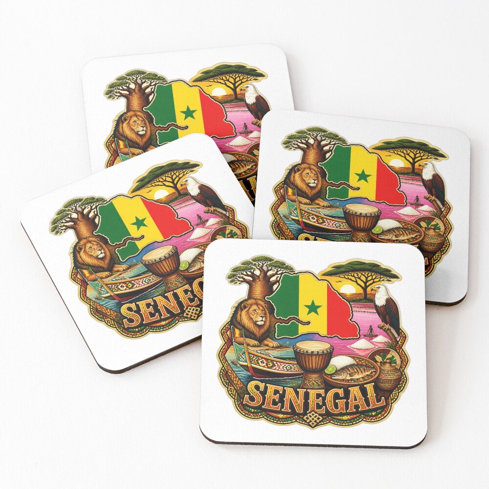 Item preview, Coasters (Set of 4) designed and sold by FunFitsFactory.