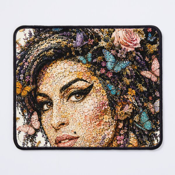 Item preview, Colorful Floral Soul Queen Beehive Butterfly Mosaic Art designed and sold by Hen-C-Art.