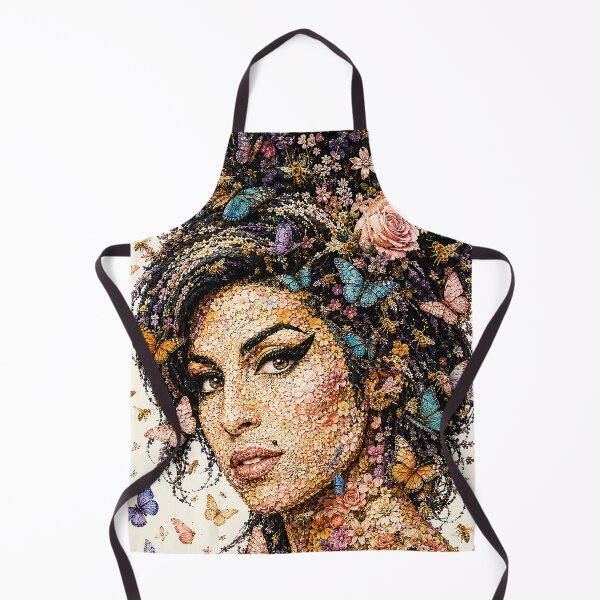 Item preview, Colorful Floral Soul Queen Beehive Butterfly Mosaic Art designed and sold by Hen-C-Art.