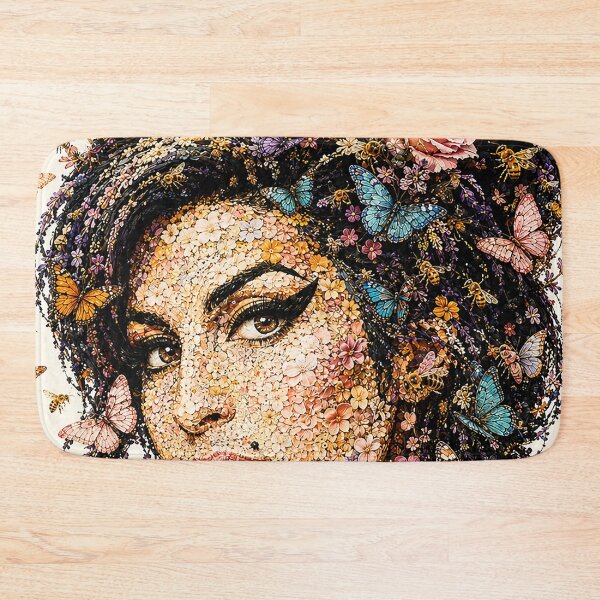 Item preview, Colorful Floral Soul Queen Beehive Butterfly Mosaic Art designed and sold by Hen-C-Art.