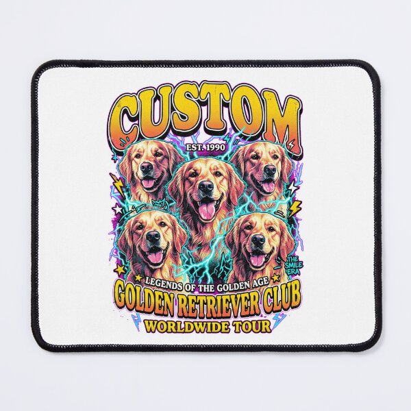 Item preview, Retro Golden Retriever Club Tour Shirt designed and sold by ehabm15.