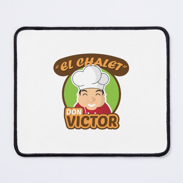 Item preview, El Chalet Don Victor Chef Character Logo designed and sold by achristiaf.