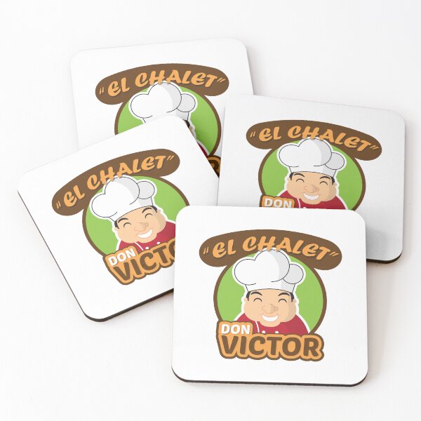 Item preview, El Chalet Don Victor Chef Character Logo designed and sold by achristiaf.