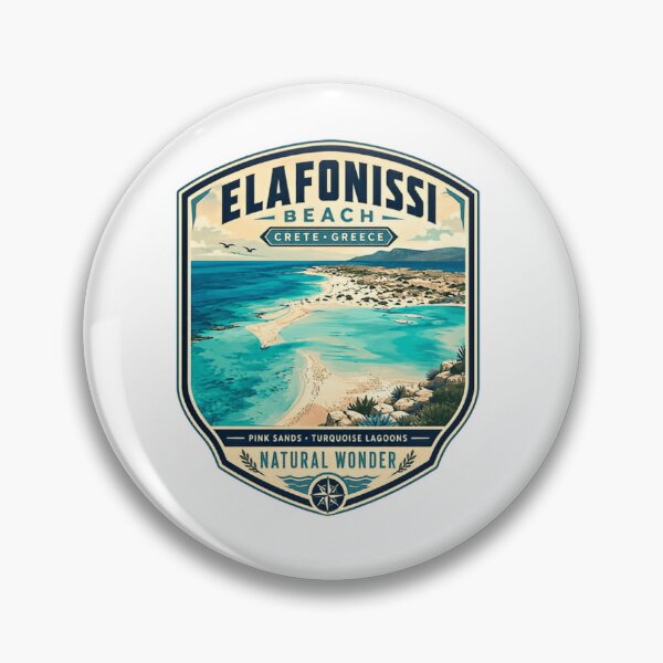 Item preview, Elafonissi Beach Crete Greece Pink Sands Turquoise Lagoons Natural Wonder Travel Destination designed and sold by Simsimah26Parks.