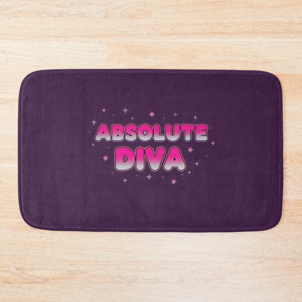 Item preview, Absolute Diva Y2K Aesthetic Pink Bubble Text designed and sold by DripCultureLab.