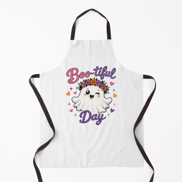 Item preview, Boo-tiful Day – Cute Floral Ghost Halloween Design designed and sold by SVALANART.