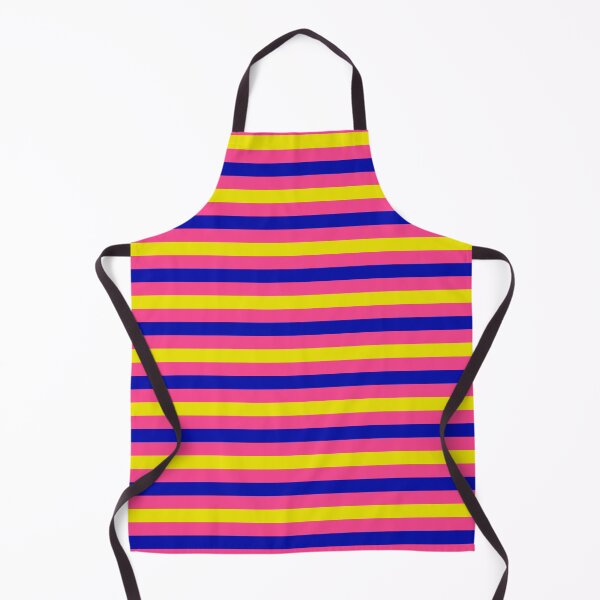 Item preview, Yellow And Blue Stripes Design Pink designed and sold by PatternTitan.