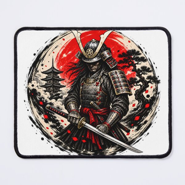 Item preview, Samurai Warrior Japanese Battle Emblem designed and sold by CreativeMindsetLab.