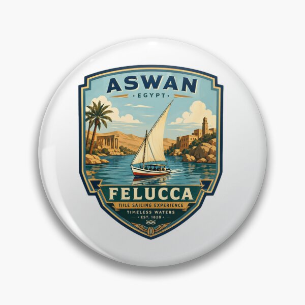 Item preview, Aswan Egypt Felucca Nile Sailing Experience Timeless Waters Est 1820 Vacation Souvenir designed and sold by Simsimah26Parks.