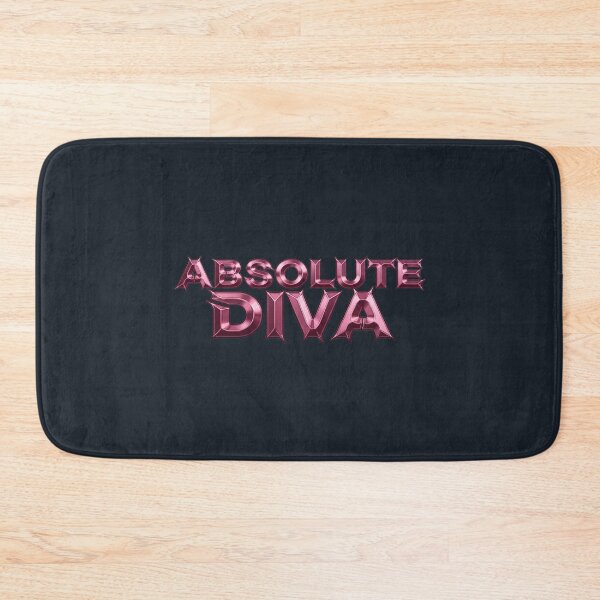 Item preview, Y2K Pink Liquid Chrome Absolute Diva Typography designed and sold by DripCultureLab.