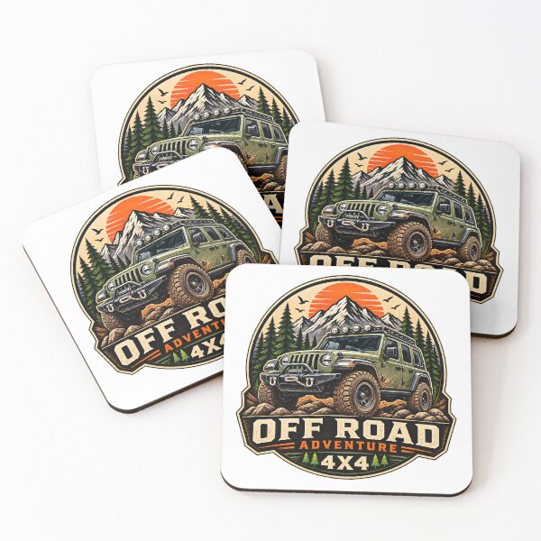 Item preview, Off Road Adventure 4x4 Mountain Emblem designed and sold by CreativeMindsetLab.