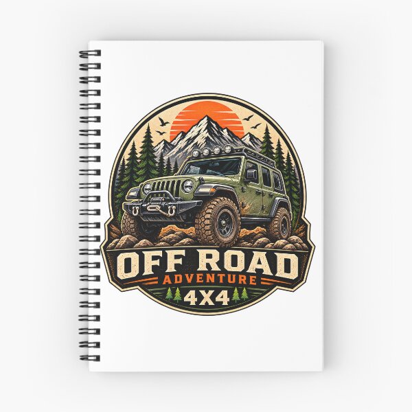 Item preview, Off Road Adventure 4x4 Mountain Emblem designed and sold by CreativeMindsetLab.