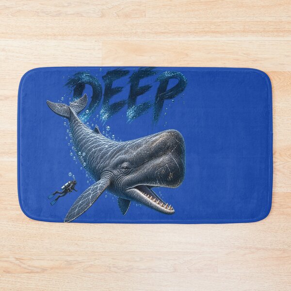 Item preview, Whale and diver in the deep sea designed and sold by Fingolfins Welt.