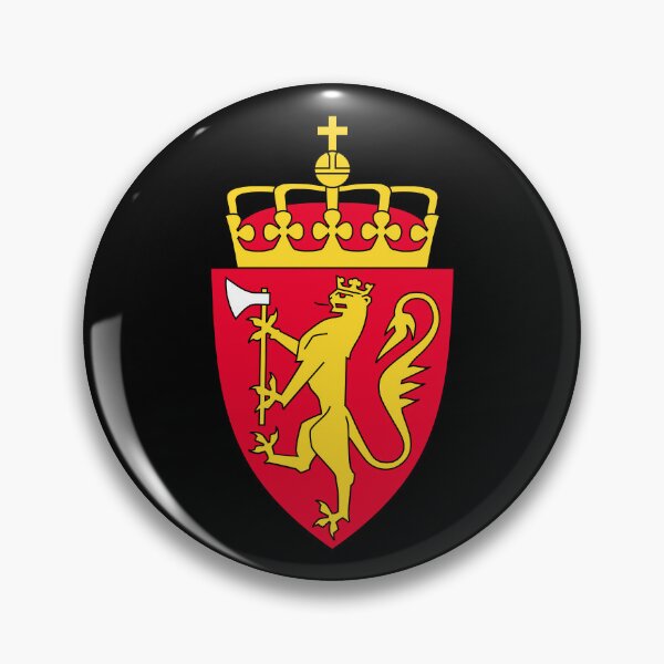 Item preview, Norwegian Royal Coat of Arms - Heraldry design designed and sold by lachataigne.