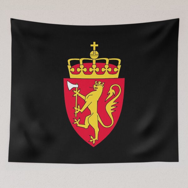 Item preview, Norwegian Royal Coat of Arms - Heraldry design designed and sold by lachataigne.