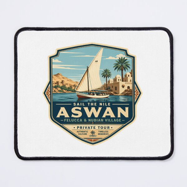Item preview, Sail The Nile Aswan Felucca & Nubian Village Egypt Travel Adventure designed and sold by Simsimah26Parks.