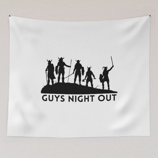 Item preview, Viking Warriors Night Out Silhouette Adventure Design designed and sold by AlexisFre74531.